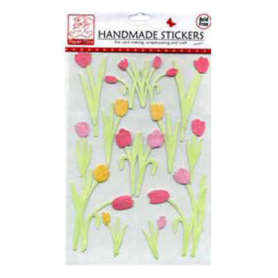 45527 Handmade Sticker Tulips
