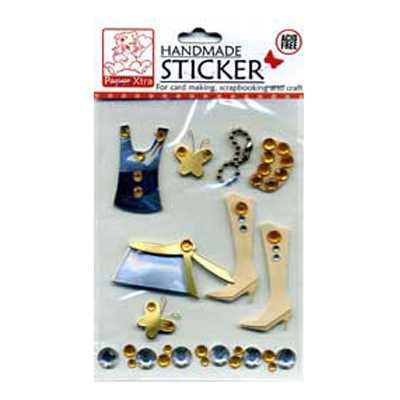 45876 Handmade Sticker Glamour Girl