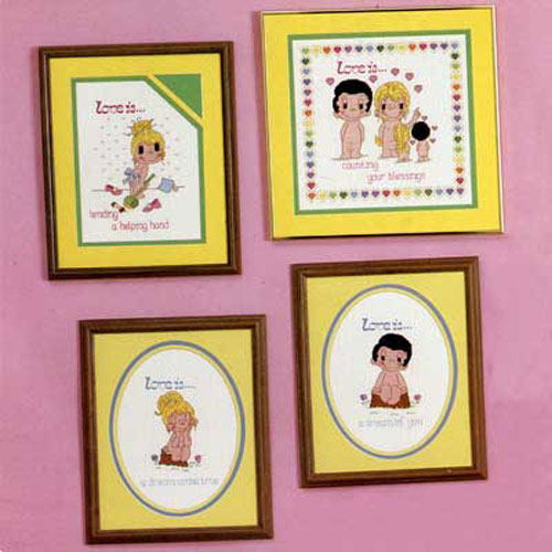 46007 Cross Stitch Pattern Book Love Is