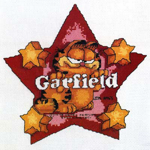 46018 Cross Stitch Leaflet Garfield