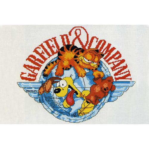 46022 Cross Stitch Leaflet Garfield