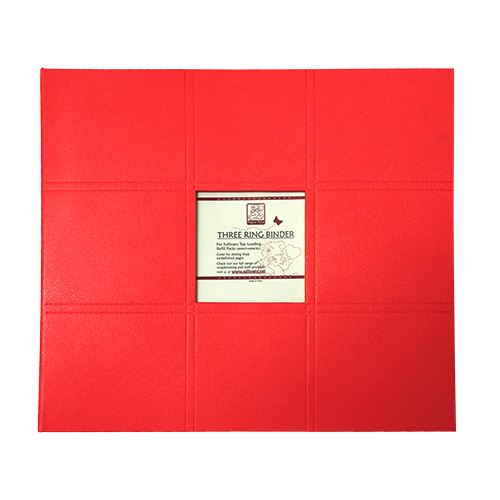 46147 Sullivans Scrapbook 3 Ring Binder - Red