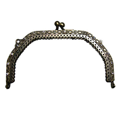 46300 Purse Handle 132x70mm Antique Gold