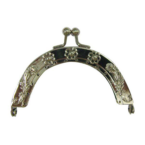 46313 Purse Handle 90x50mm Silver