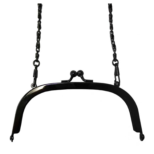 46318 Purse Handle 145x65mm Black