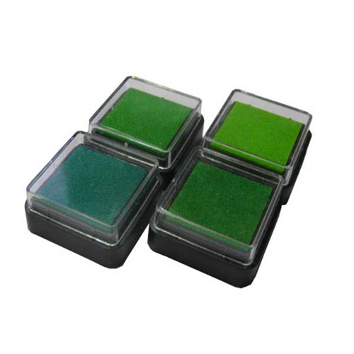 46435 Ink Pad Pigmented Set Greens
