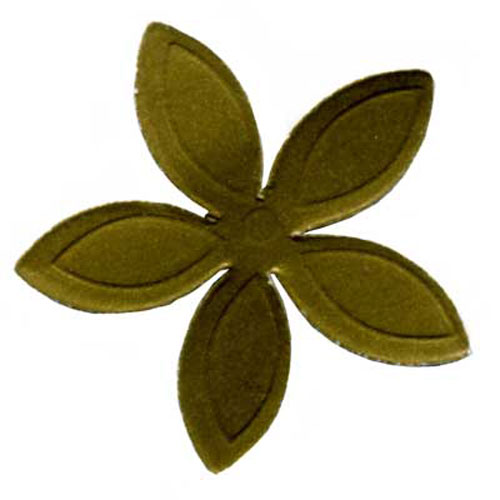 46468 Confetti Flowers 3cm Gold