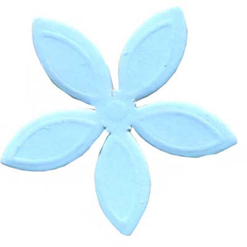 46469 Confetti Flowers 3cm Blue