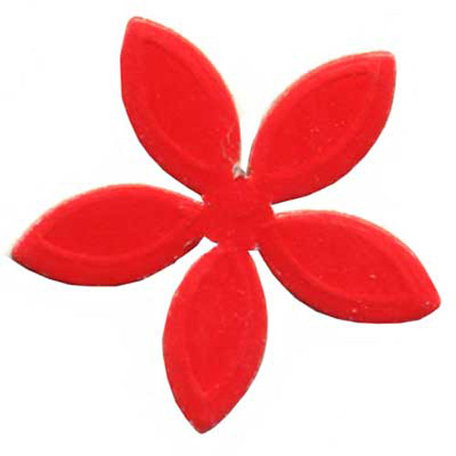 46471 Confetti Flowers 3cm Red