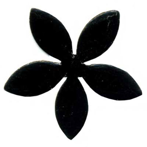 46472 Confetti Flowers 3cm Black