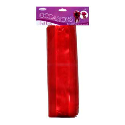 46511 Pullbow Satin 70mmx2 M Red