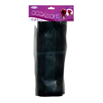 46512 Pullbow Satin 70mmx2 M Black