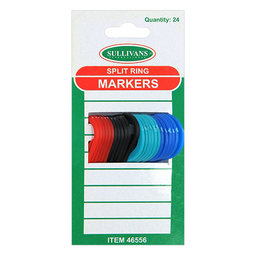 46556 Sullivans Split Ring Markers - 24pcs