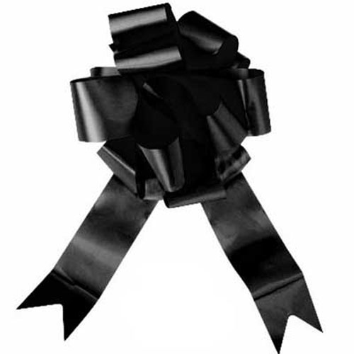 46573 Pullbow Satin 50mmx1.7 M Black