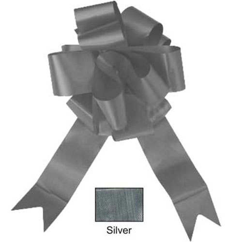 46574 Pullbow Satin 50mmx1.7 M Silver