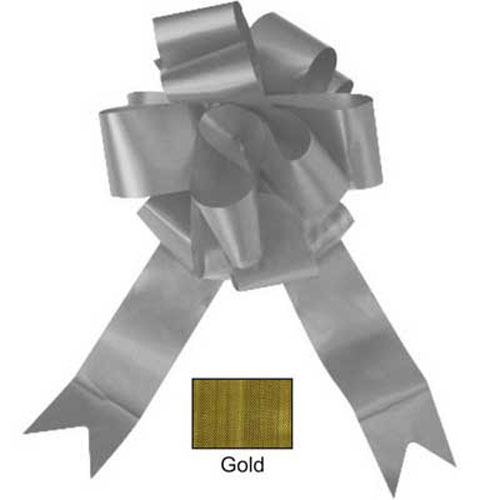 46575 Pullbow Satin 50mmx1.7 M Gold