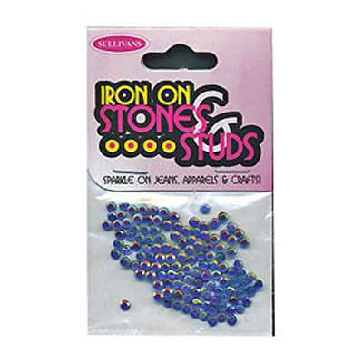 46620 Gems Iron On 3mm Purple