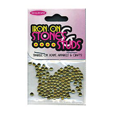 46623 Gems Iron On 3mm Gold