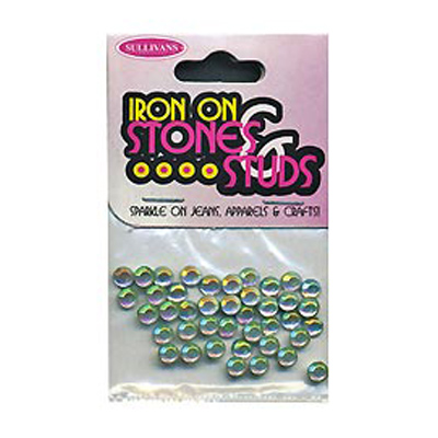 46641 Gems Iron On 5mm White
