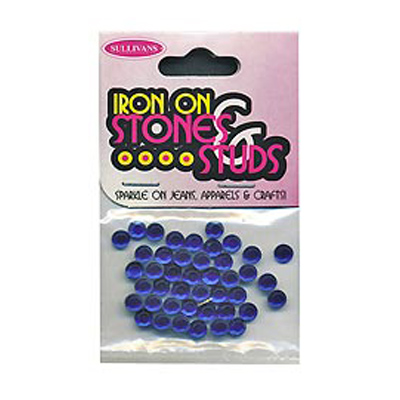 46646 Gems Iron On 5mm Royal