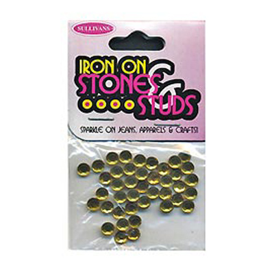 46650 Gems Iron On 5mm Gold