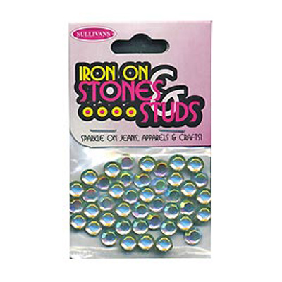 46653 Gems Iron On 6mm White