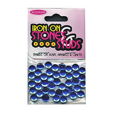 46658 Gems Iron On 6mm Royal
