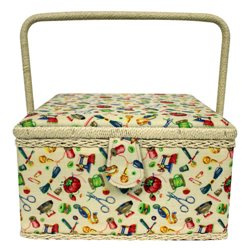 46688 Sewing Box 28x28x16cm Square