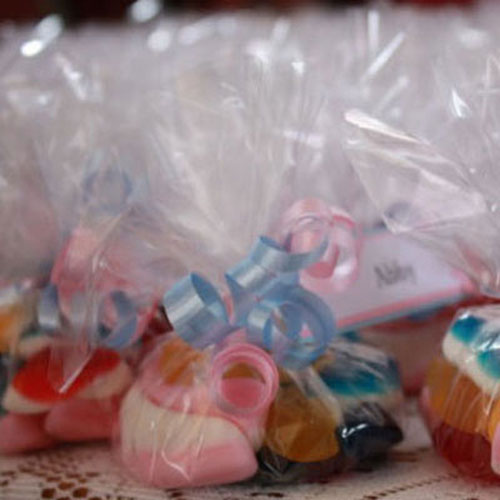 46910 Favour Bag 10x20x5cm Yellow Gusset