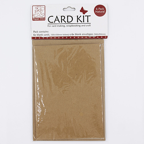 46970 Card & Envelope Set Craft Natural