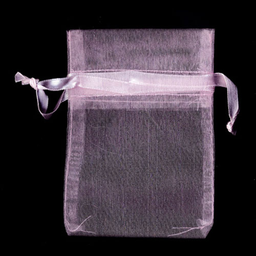 47162 Organza Bag 11x7.5cm Baby Pink
