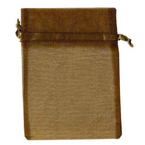 47192 Organza Bag 16x11cm Copper