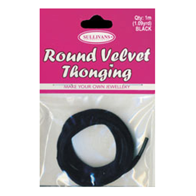 47226 Thonging 3.5mm Black Round