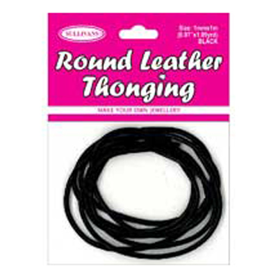 47233 Thonging 1mm Black Round