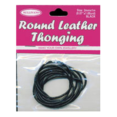 47234 Thonging 2mm Black Round