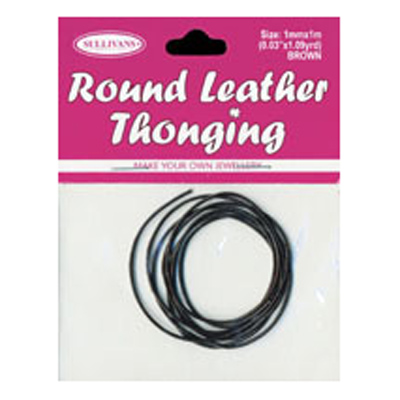 47235 Thonging 1mm Brown Round