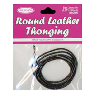 47236 Thonging 2mm Brown Round