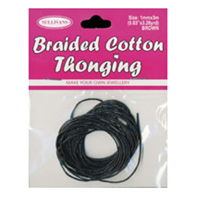 47239 Thonging 1mm Brown