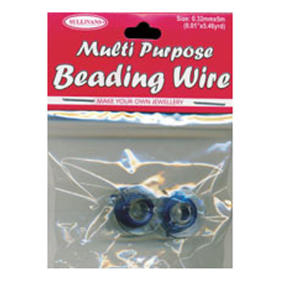 47243 Beading Wire 0.32mm Blue