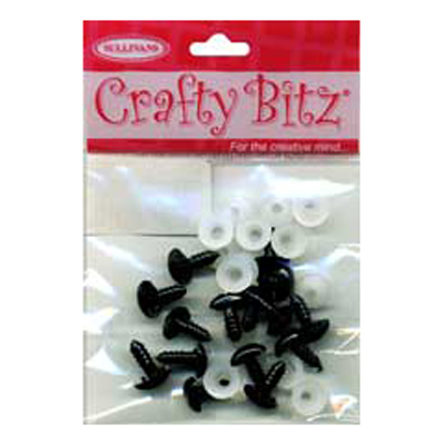 47302 Noses Plastic 18mmx13mm Black