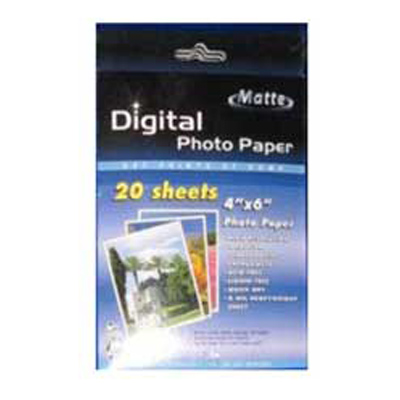 47375 Digital Photo Paper 101x152mm Matte