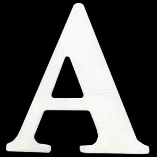 47474 Plywood Letter A White 120mm