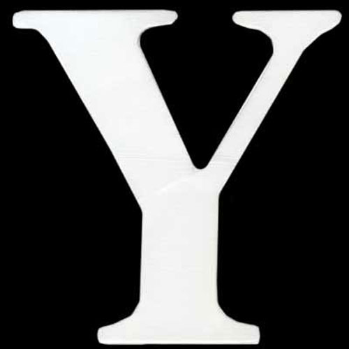 47498 Plywood Letter Y White 120mm