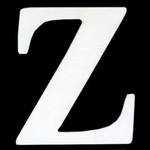 47499 Plywood Letter Z White 120mm