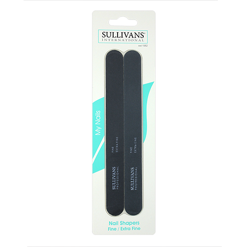47661 Sullivans 175mm Nail Shapers - Extra Fine/fine - 2pk 