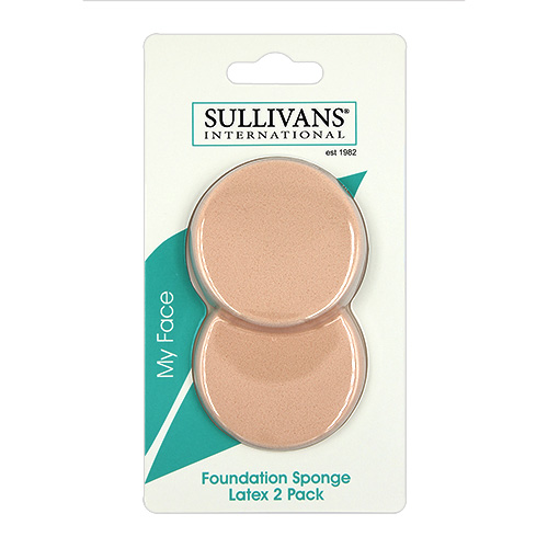 47690 Sullivans Latex Foundation Sponge - 2pk