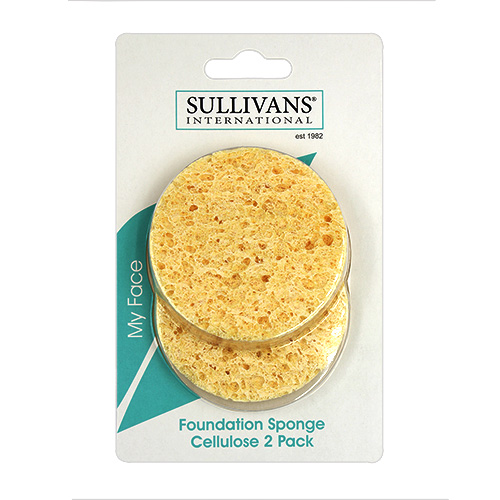 47691 Sullivans Cellulose Foundation Sponge - 2pk