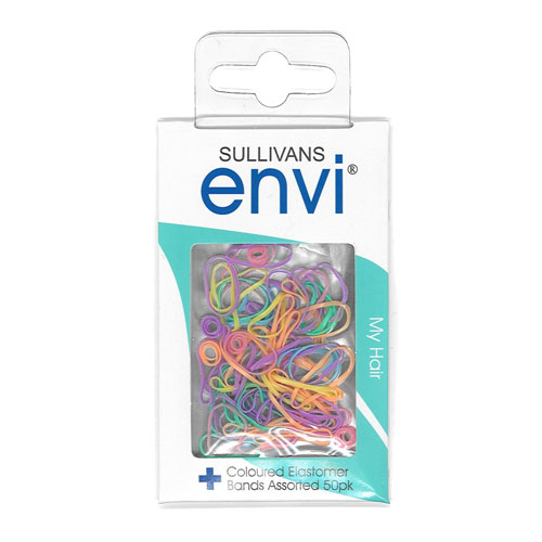 47748 Envi Coloured Elastomer Bands - 50pk