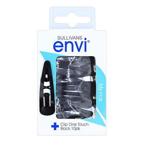 47767 Envi Clip One Touch - Black - 10pk