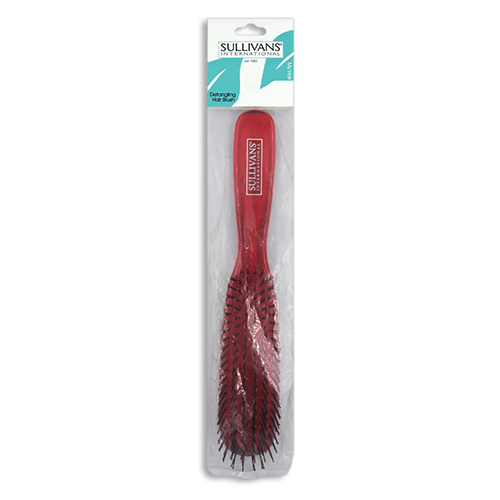 47819 Sullivans Detangling Hair Brush - Large - Red